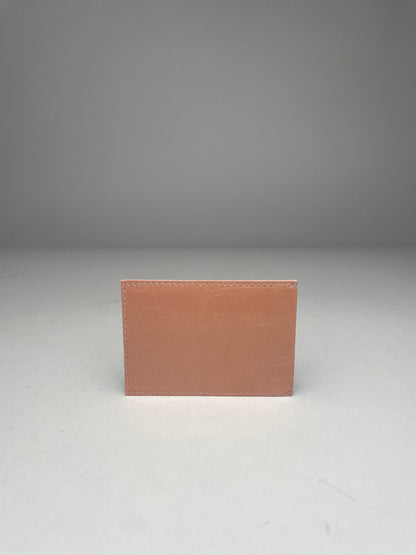 Vintage Loewe Madrid Leather Card Holder Pink