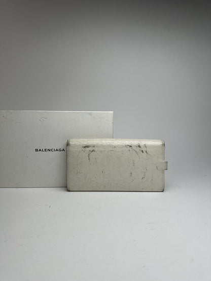 Vintage Balenciaga Mini Pochette bag leather white
