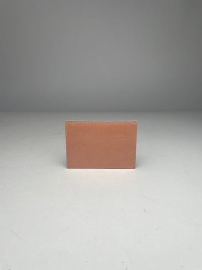 Vintage Loewe Madrid Leather Card Holder Pink