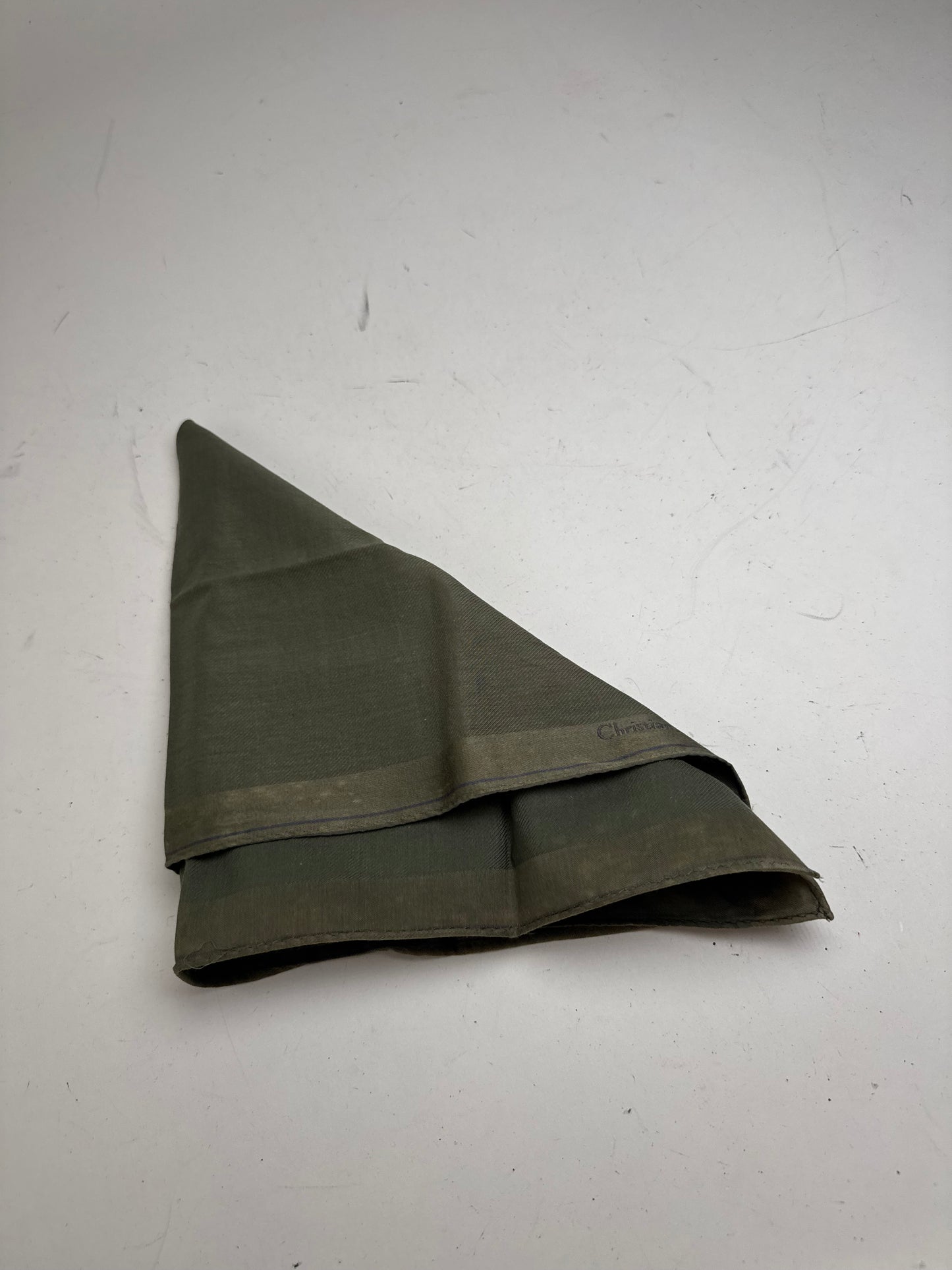 Vintage Dior Scarf Dark Green