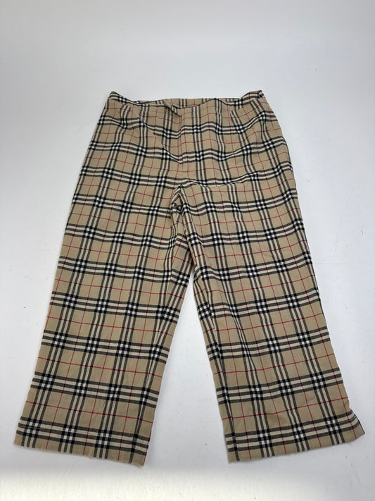 Vintage Burberry Nova Check 3/4 Pants M