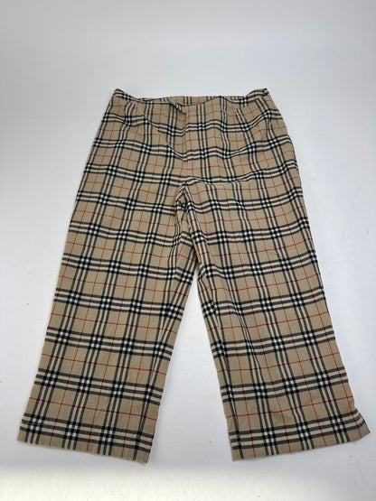 Vintage Burberry Nova Check 3/4 Pants M