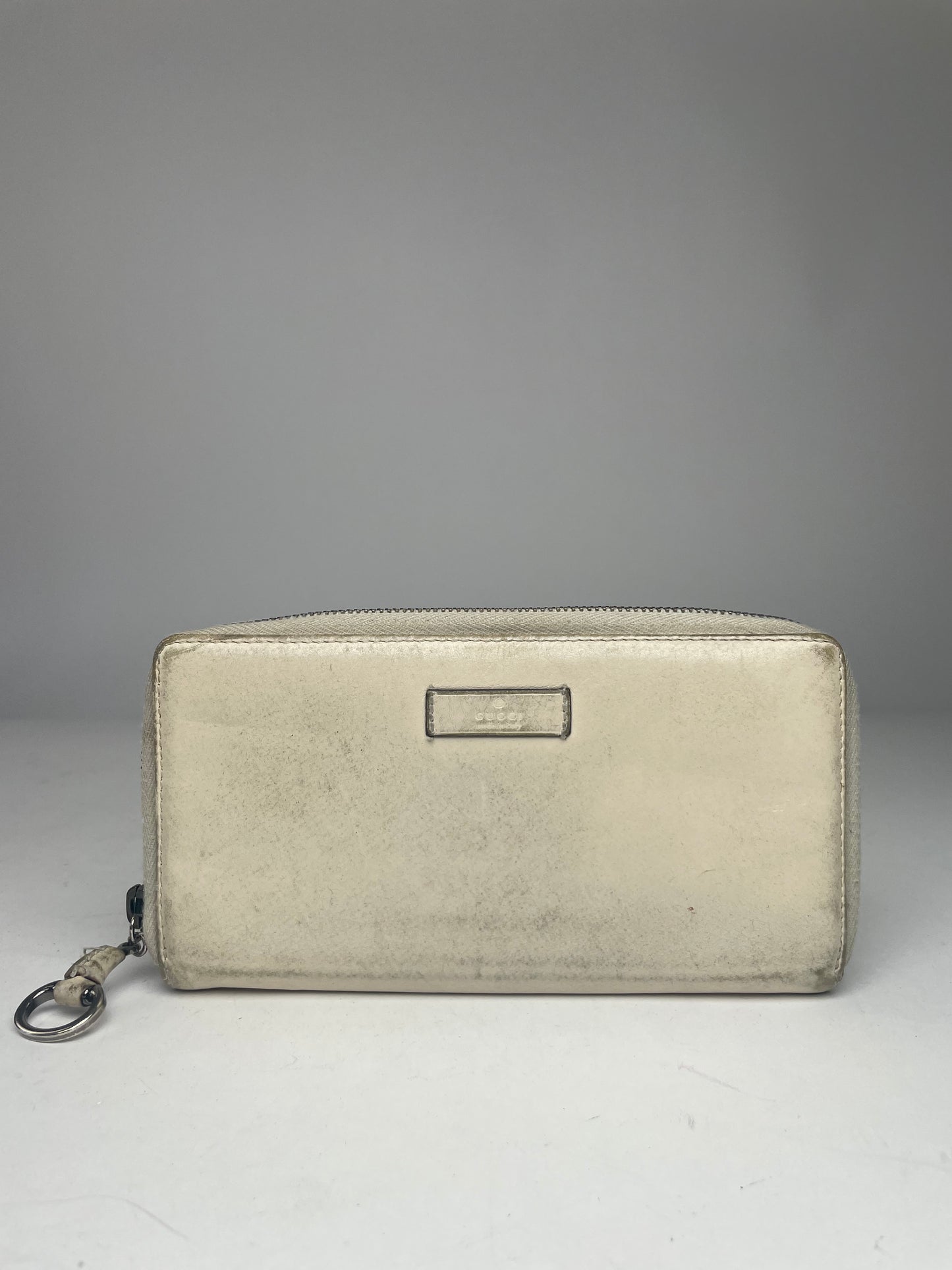 Vintage Gucci Leather Wallet White