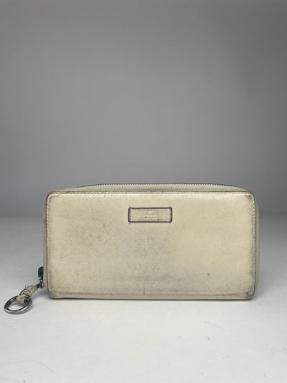 Vintage Gucci Leather Wallet White