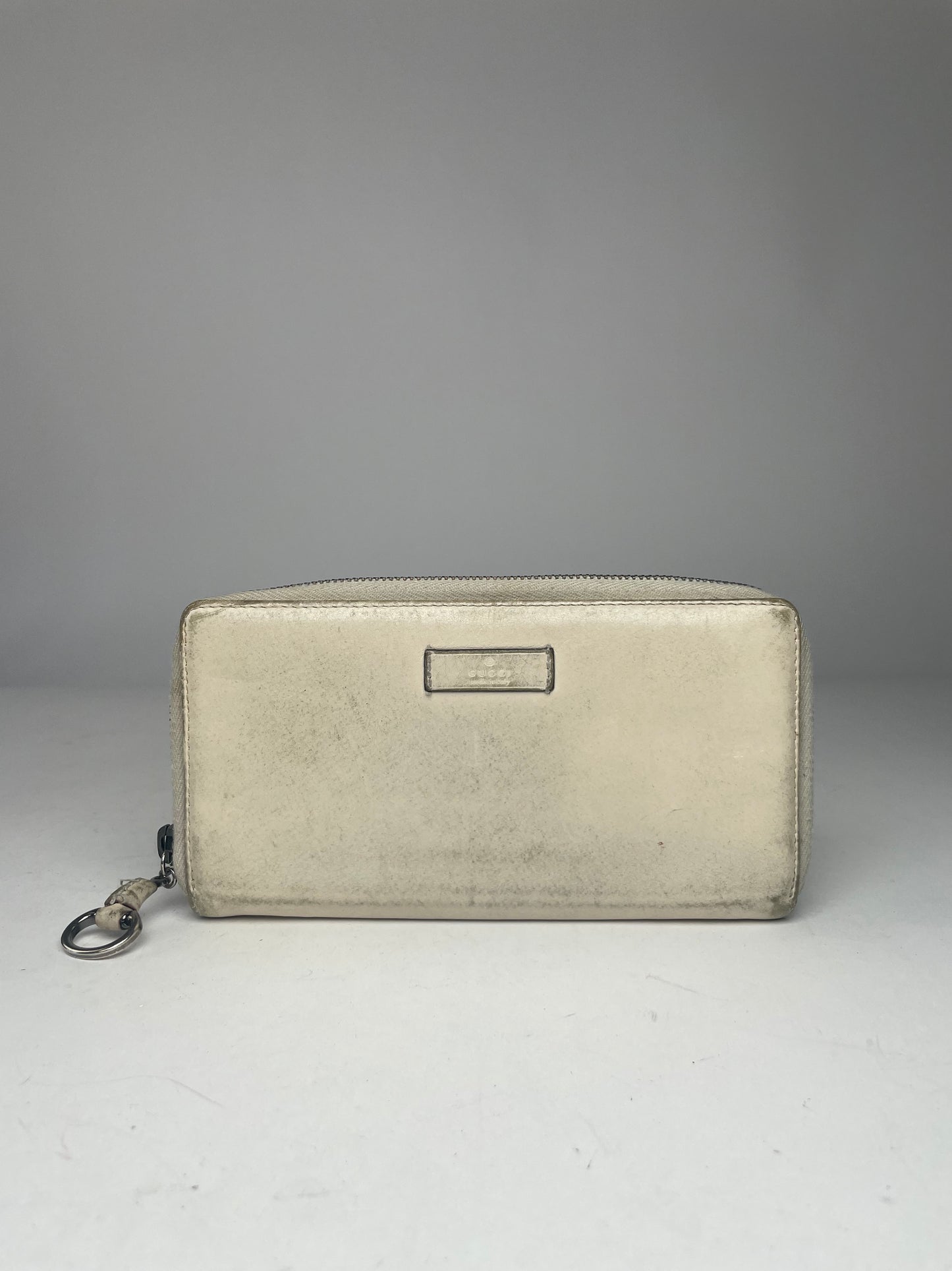 Vintage Gucci Leather Wallet White