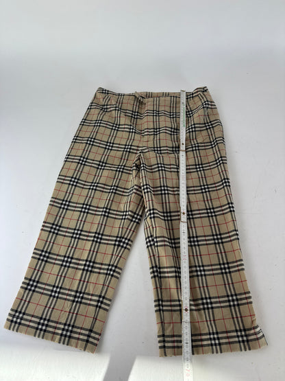 Vintage Burberry Nova Check 3/4 Pants M