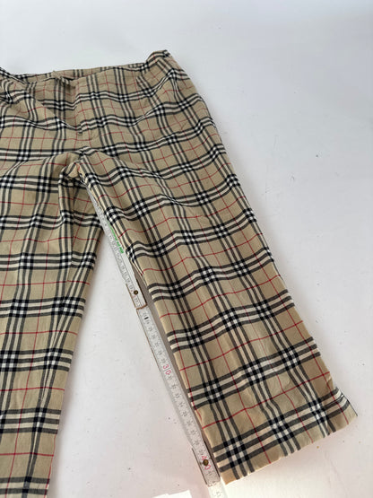 Vintage Burberry Nova Check 3/4 Pants M