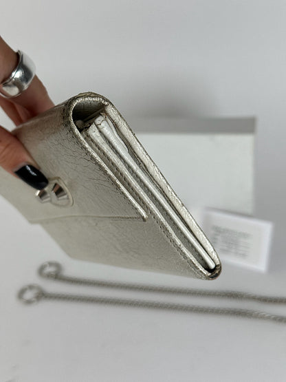 Vintage Balenciaga Mini Pochette bag leather white