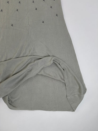 Vintage Burberrys Sleeveless Ribbed Knit Dress Late 1990s Grey S