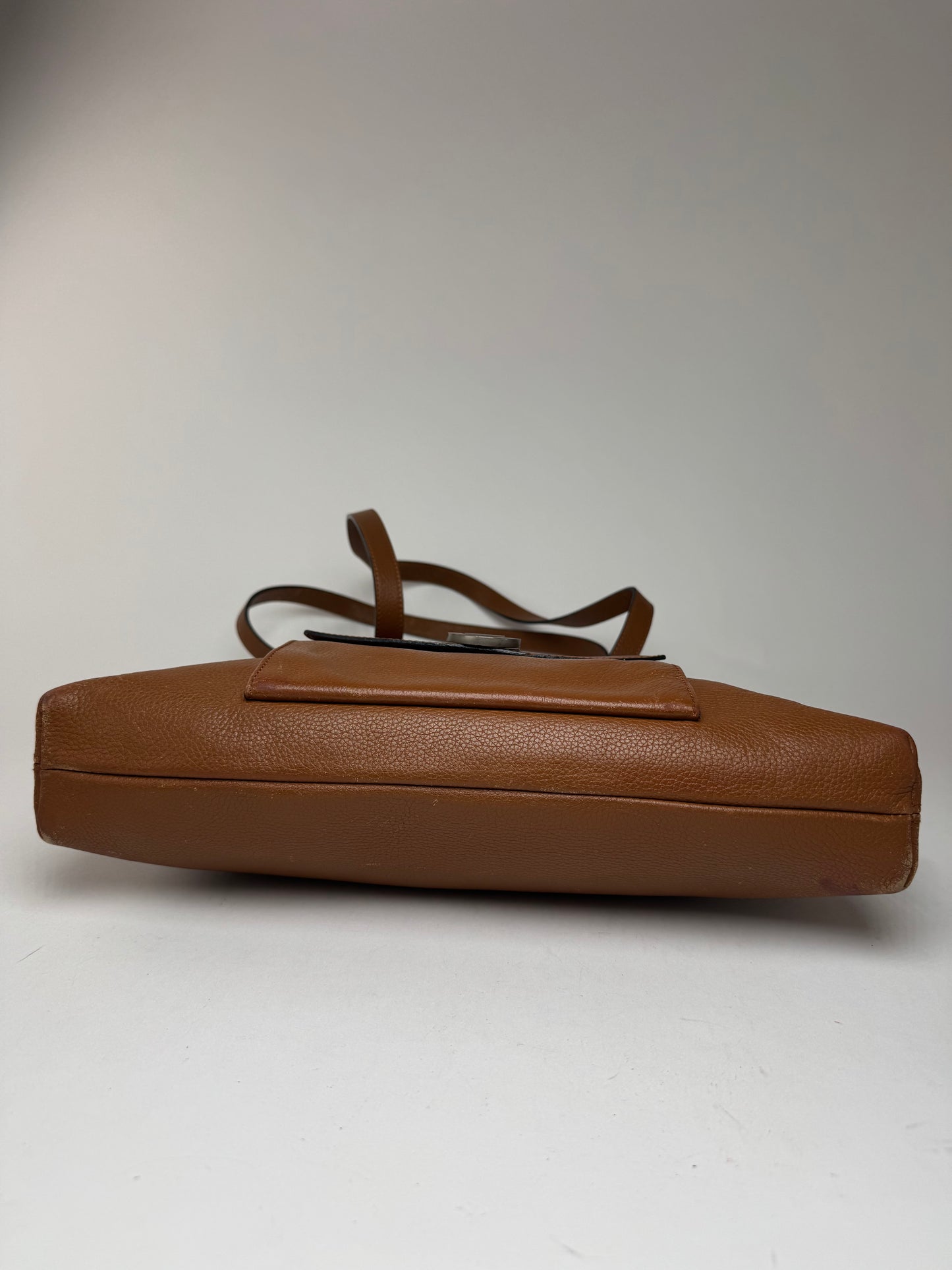 Sac à main vintage en cuir marron Céline Paris