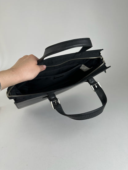 Vintage Yohji Yamamoto Leather Handbag black