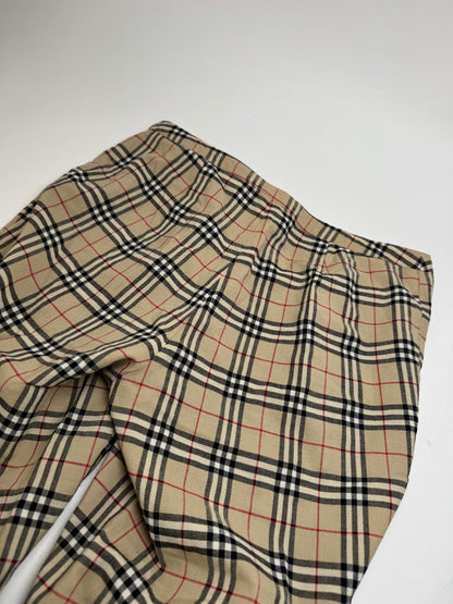 Vintage Burberry Nova Check 3/4 Pants M