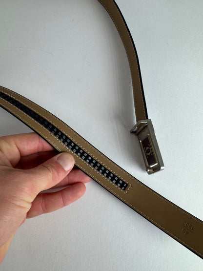 Vintage Cartier Leather Belt Black