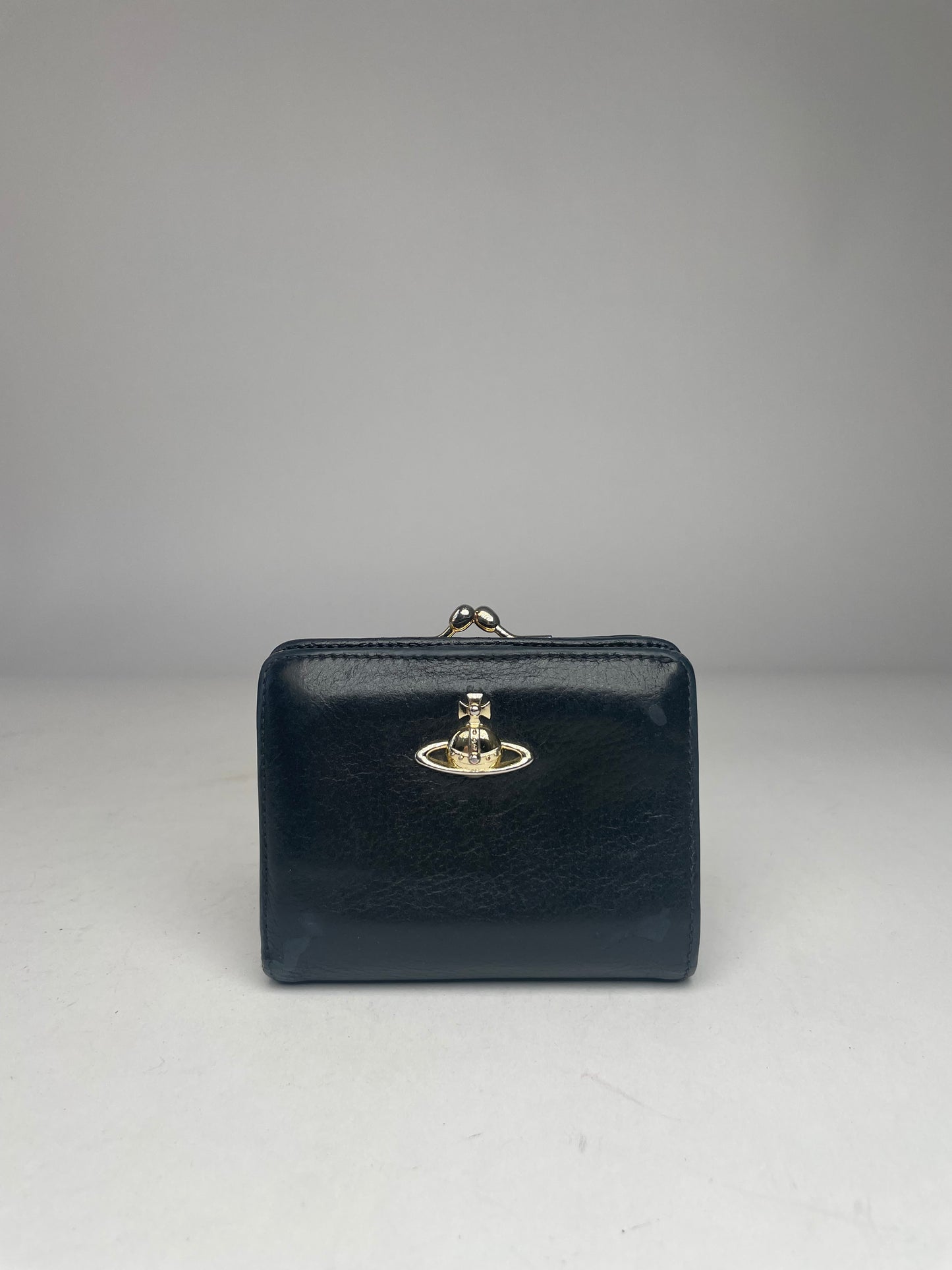 Vintage Vivienne Westwood Leather Wallet Black