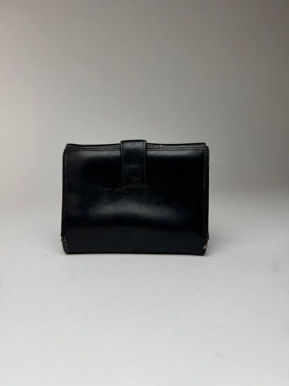 Vintage Loewe Anagram Leather wallet black