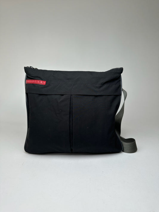 Vintage Prada Sport Crossbody Bag Black