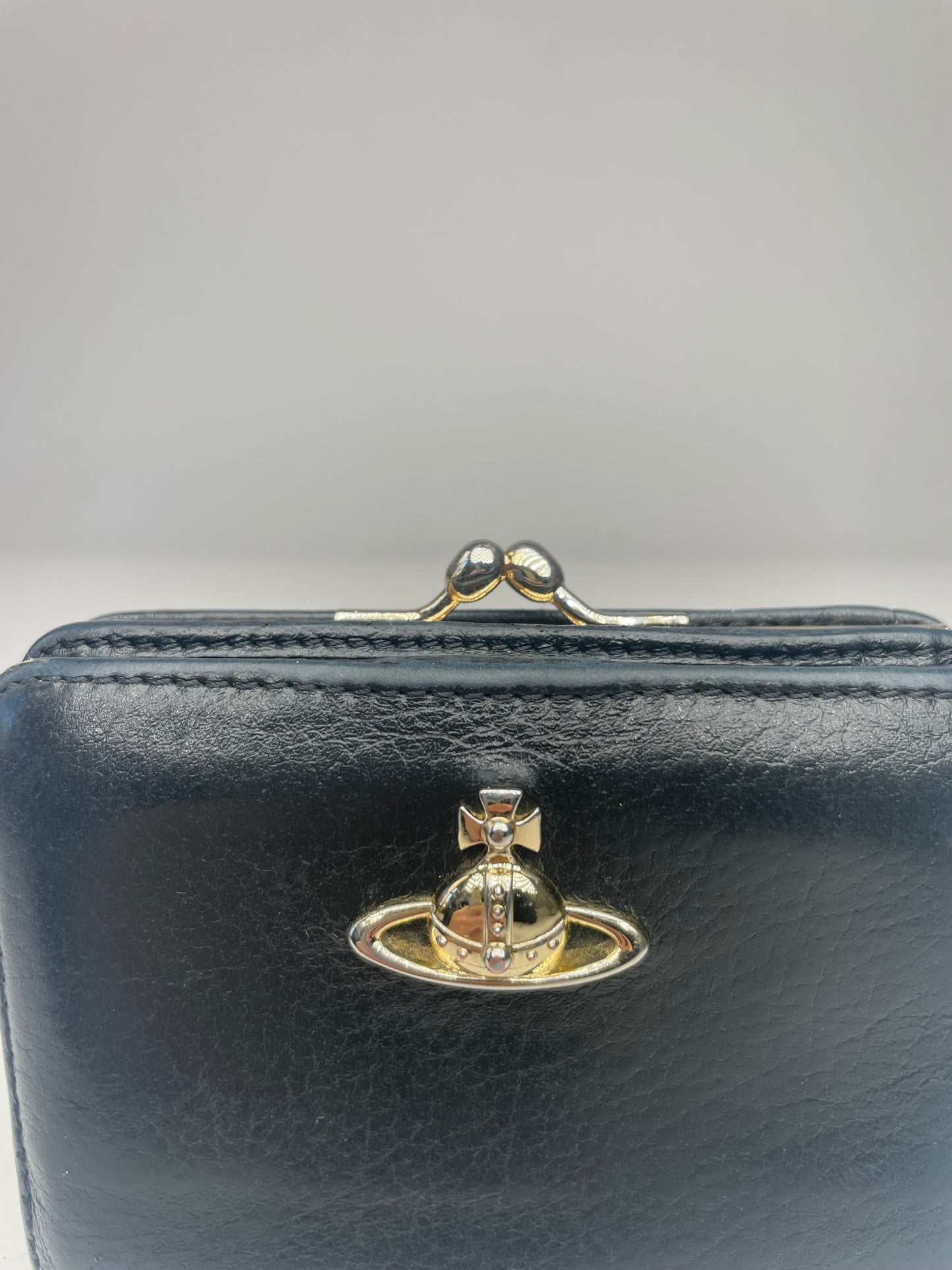 Vintage Vivienne Westwood Leather Wallet Black