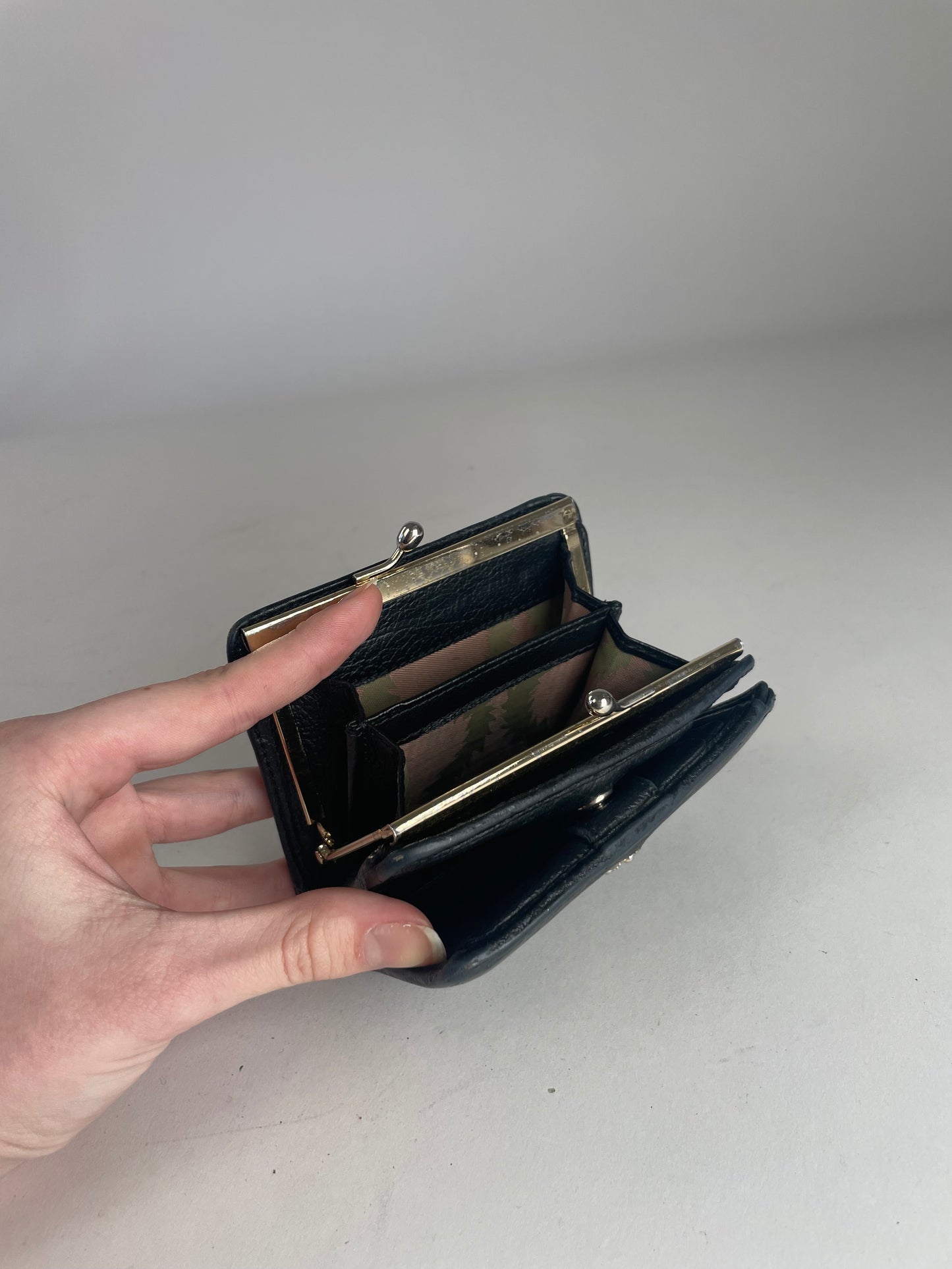 Vintage Vivienne Westwood Leather Wallet Black