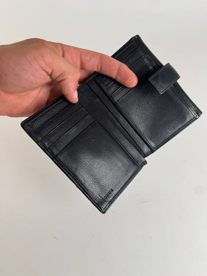 Vintage Loewe Anagram Leather wallet black