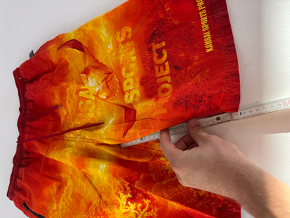 Vintage Kansai Yamamoto Men’s Swimwear Shorts Orange Yellow L