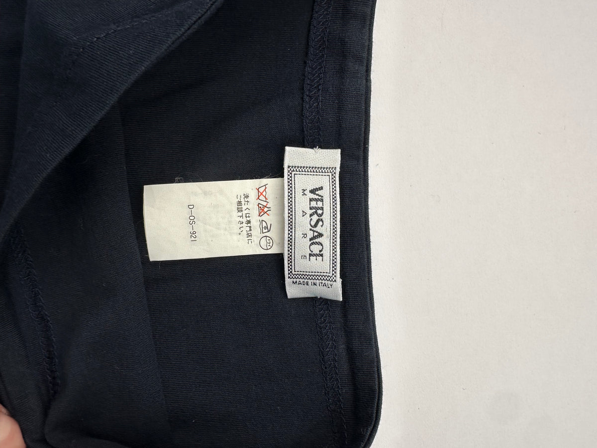 Vintage Versace Maxi Dress Black L