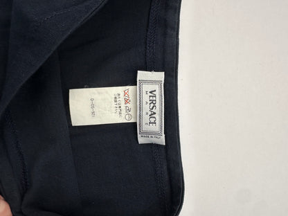 Vintage Versace Maxi Dress Black L