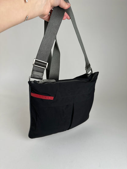 Vintage Prada Sport Crossbody Bag Black