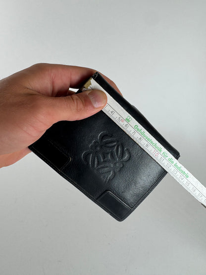Vintage Loewe Anagram Leather wallet black