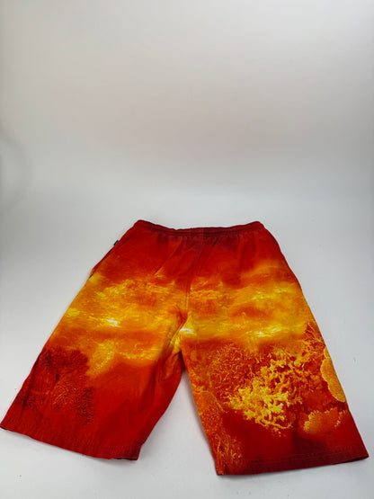 Vintage Kansai Yamamoto Men’s Swimwear Shorts Orange Yellow L