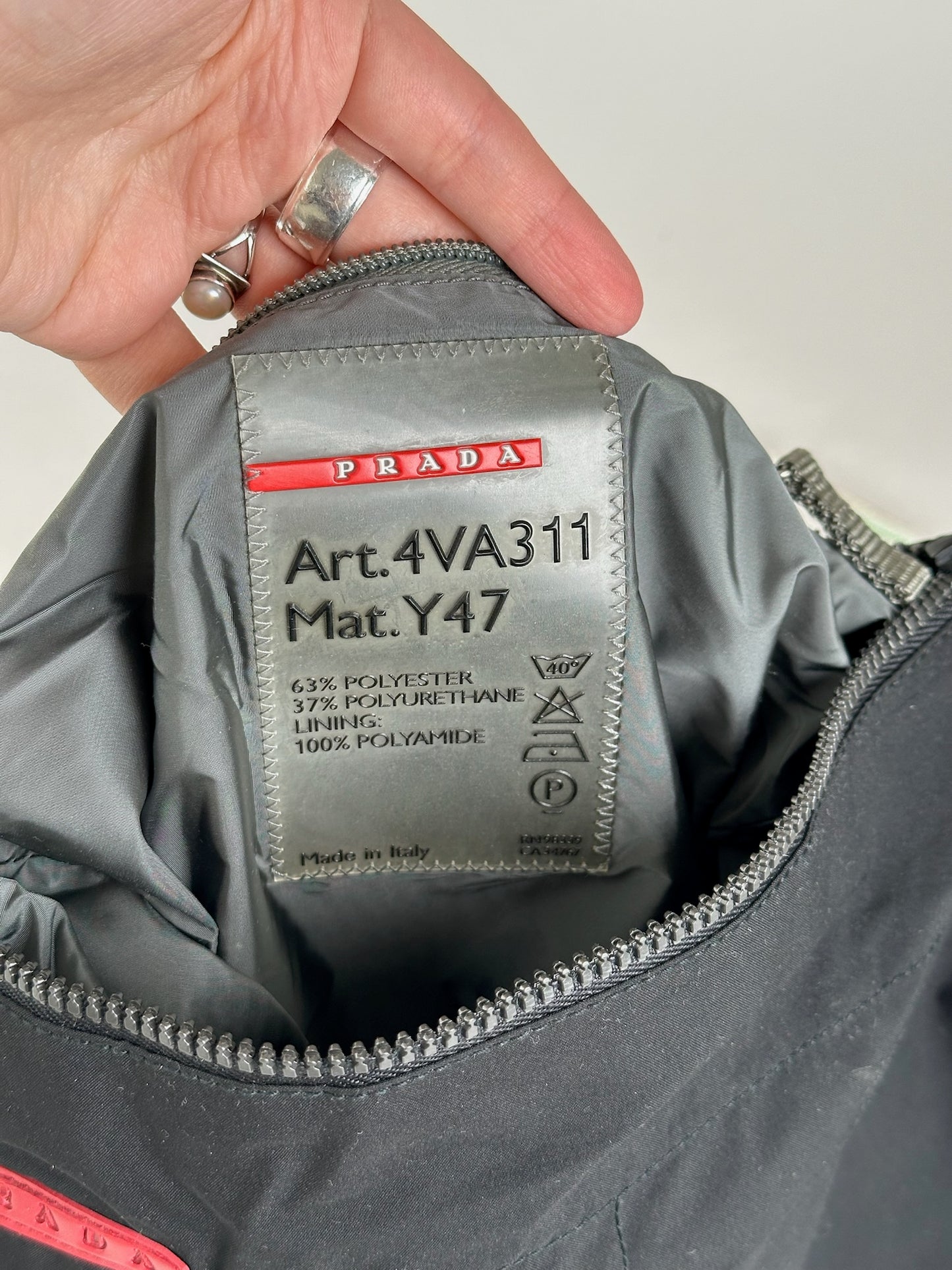 Vintage Prada Sport Crossbody Bag Black