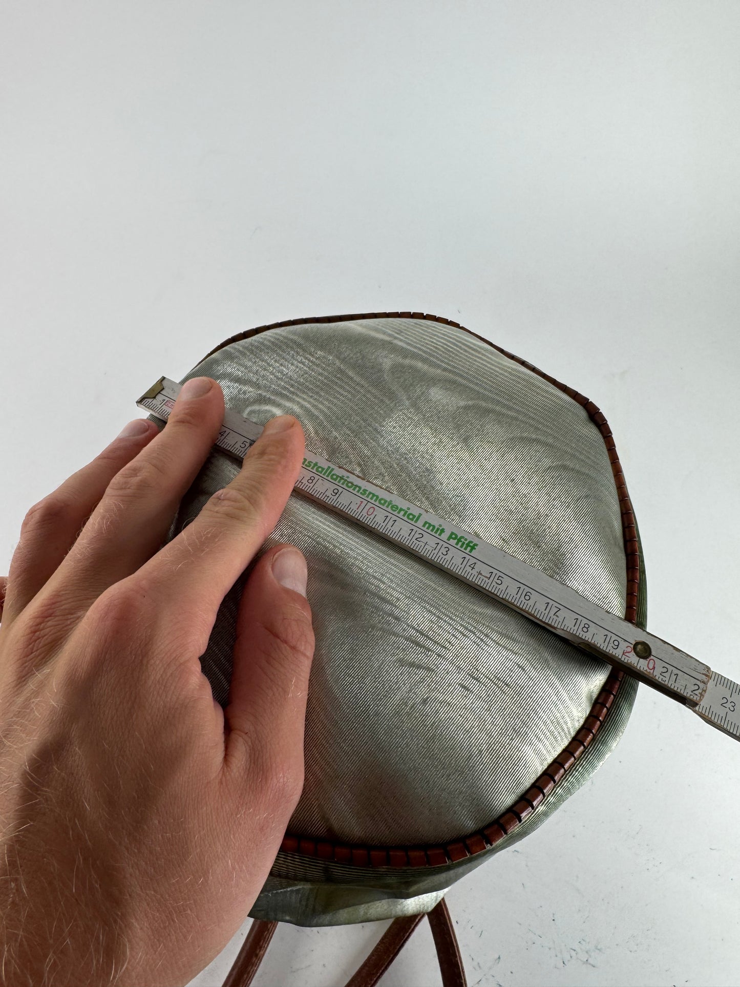 Sac vintage en cuir Anagram Pearl de Loewe