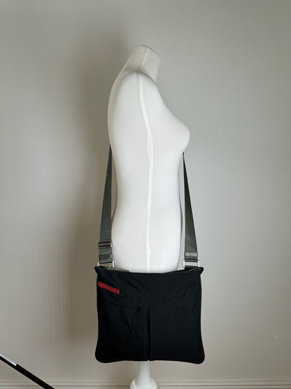 Vintage Prada Sport Crossbody Bag Black