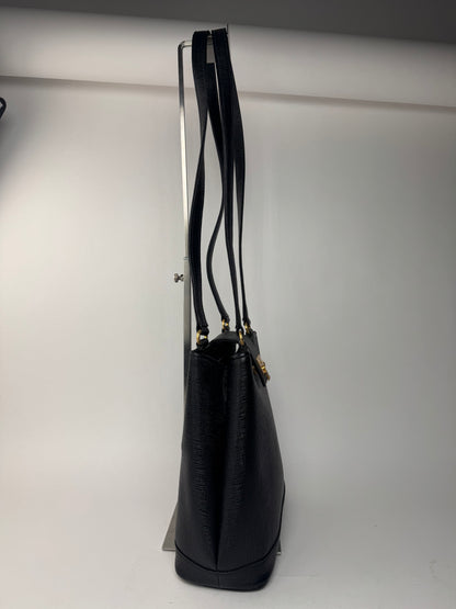 Sac vintage Courreges Paris en cuir noir