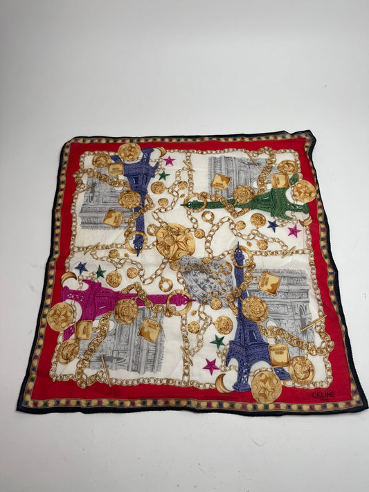Vintage Celine Scarf Multicolor