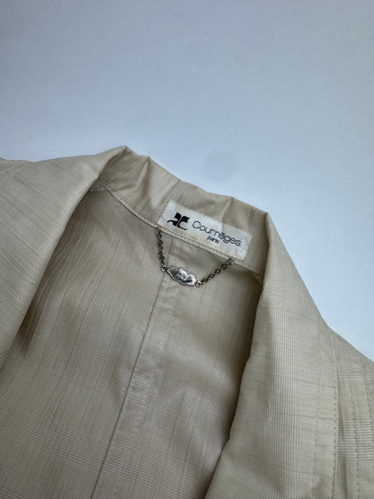 Vintage Courreges Trenchcoat Beige / Gold  38\M