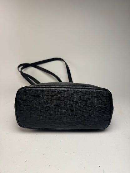 Sac vintage Courreges Paris en cuir noir