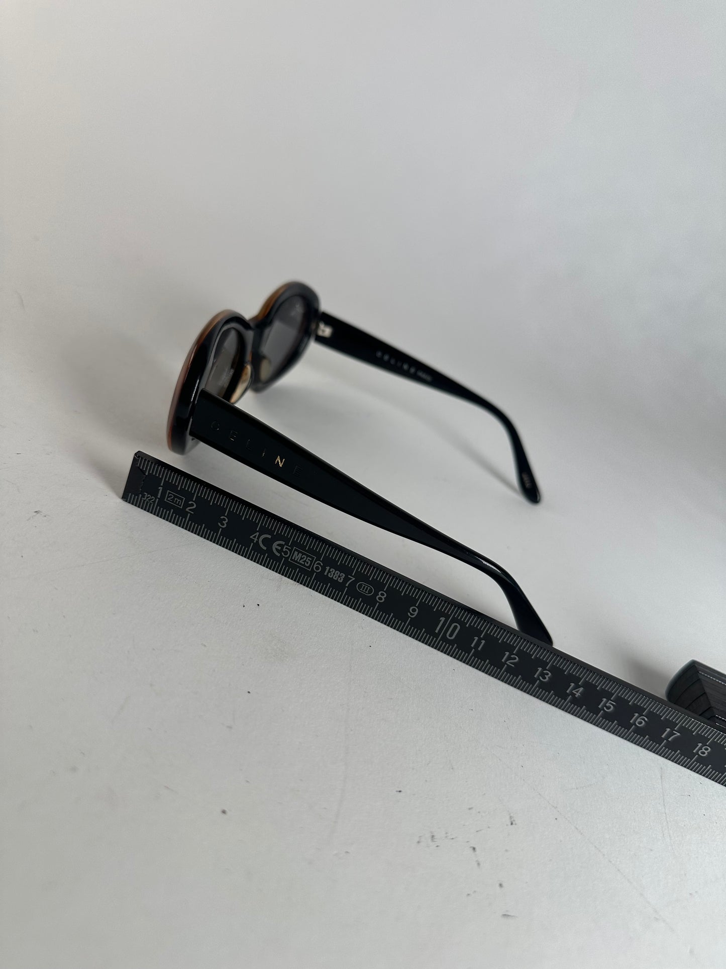 Vintage Celine Paris Sunglasses Black Brown