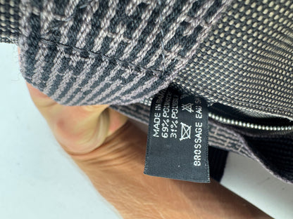 Sac à main Hermès vintage en polyester anthracite