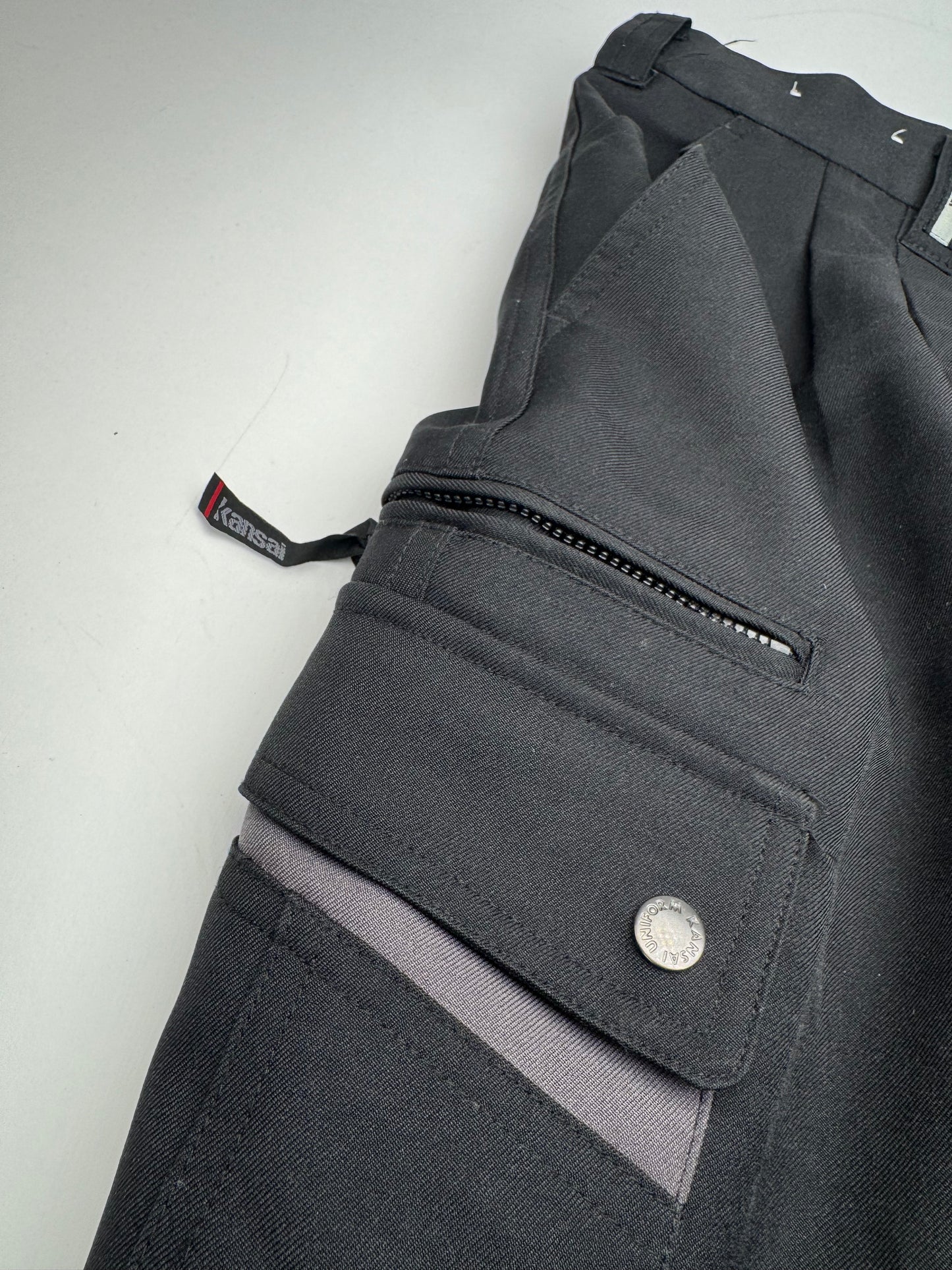 Vintage Kansai Yamamoto Workwear Pants Black S/M