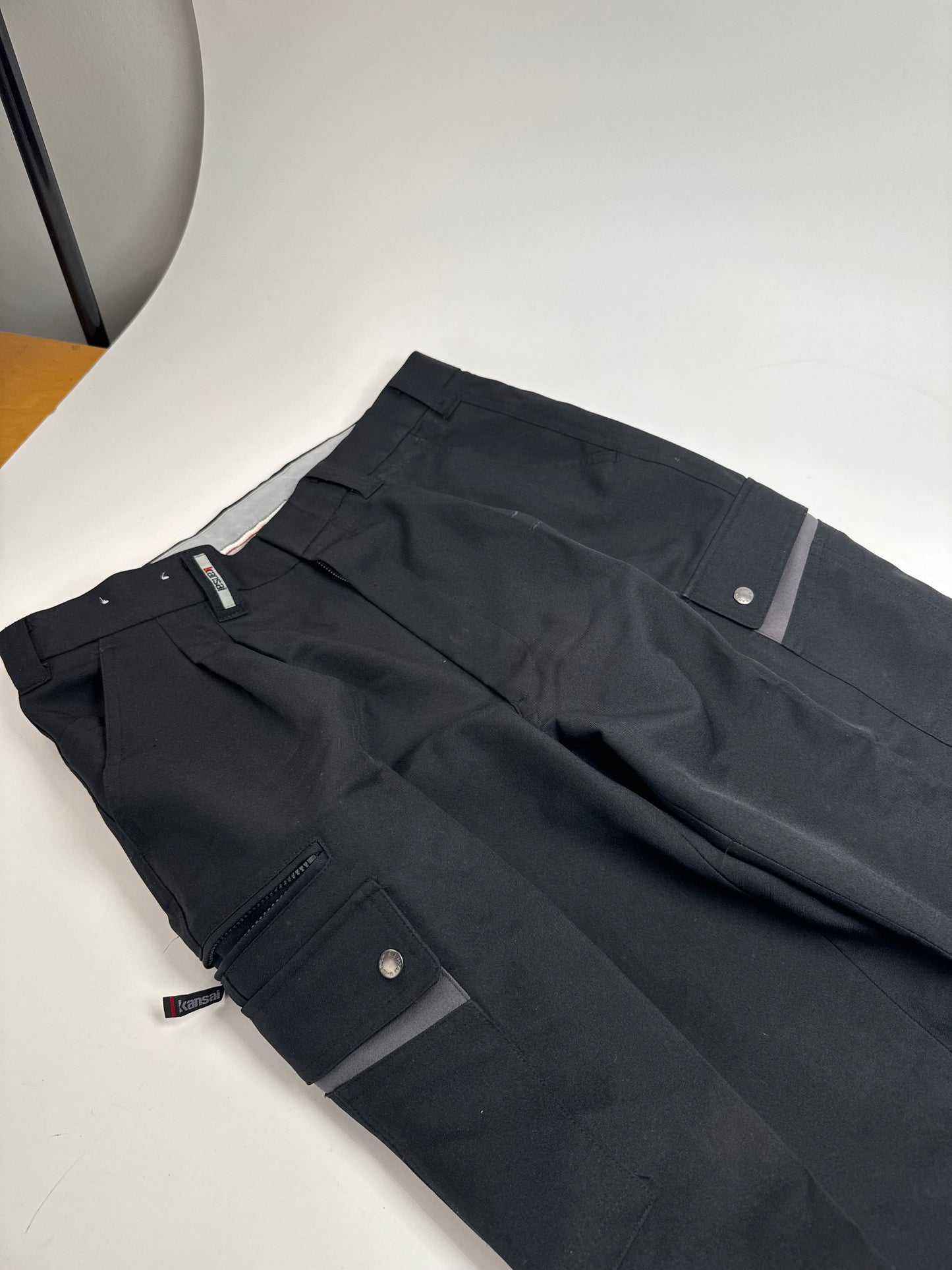 Vintage Kansai Yamamoto Workwear Pants Black S/M