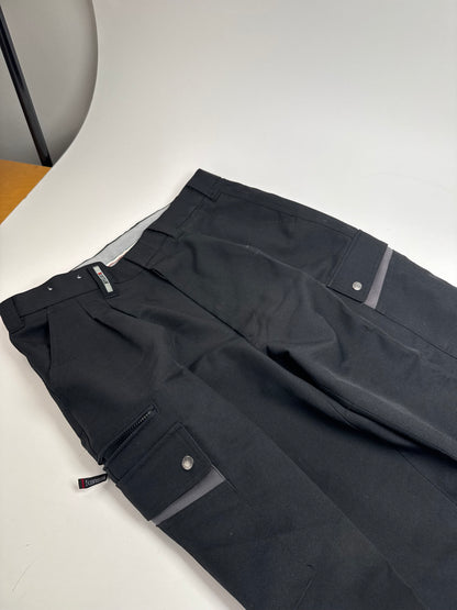 Vintage Kansai Yamamoto Workwear Pants Black S/M
