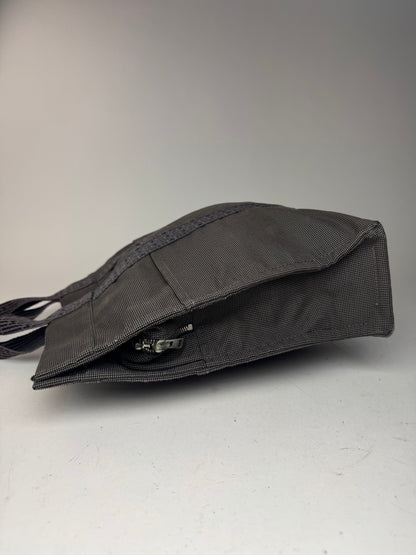 Sac à main Hermès vintage en polyester anthracite