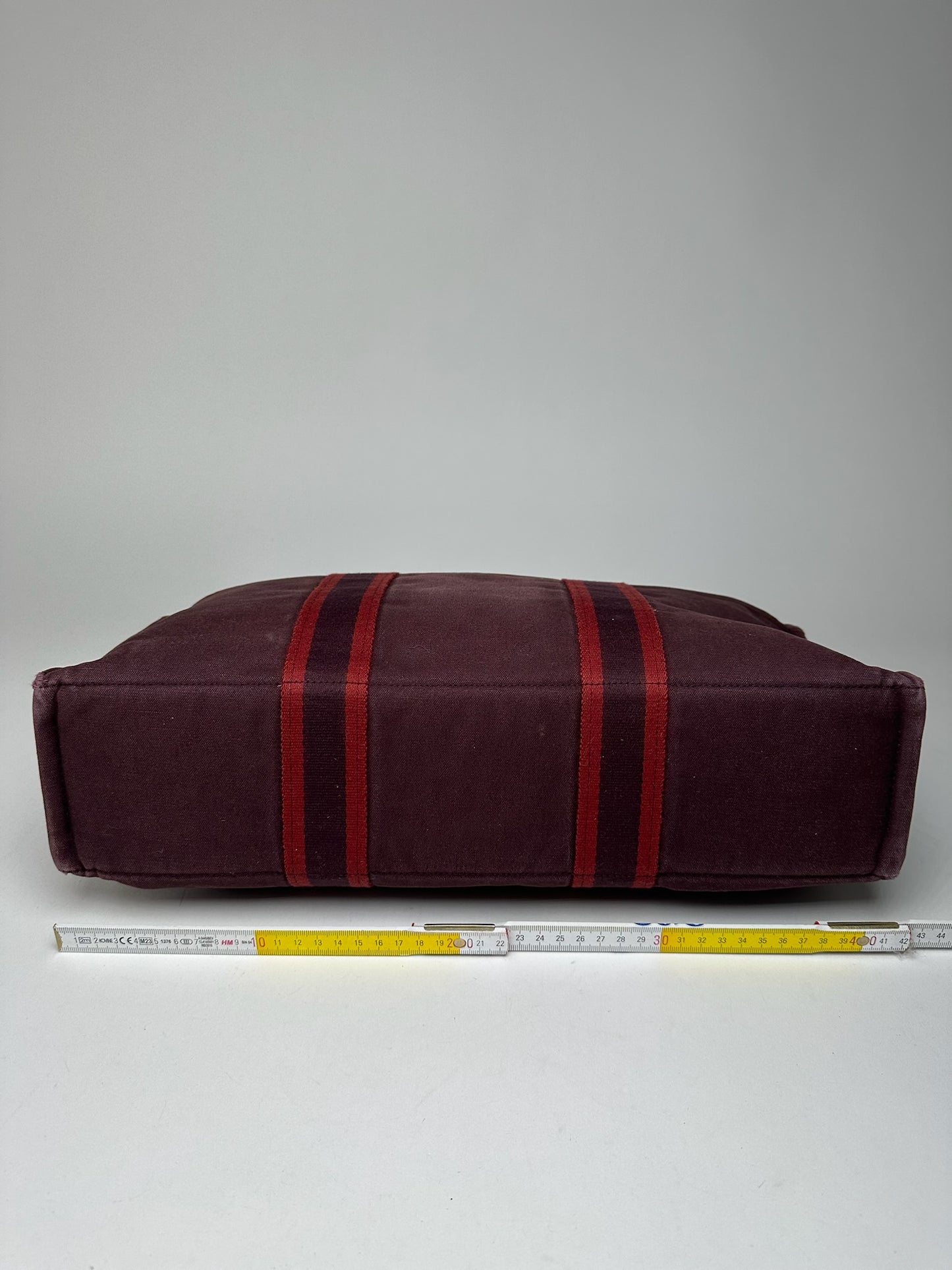 Vintage Hermes shopper bag purple