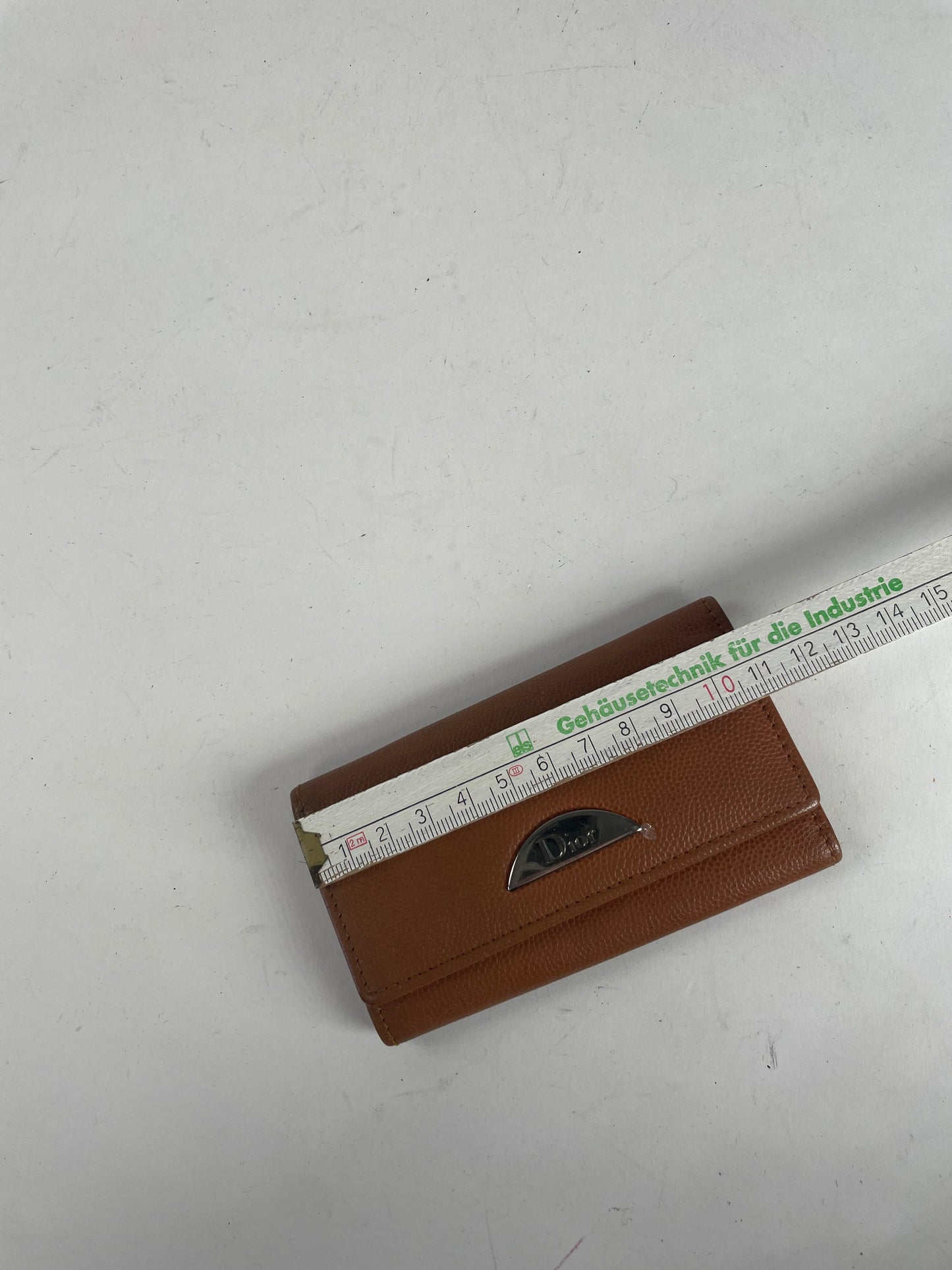 Vintage Dior Leather Key Holder Brown