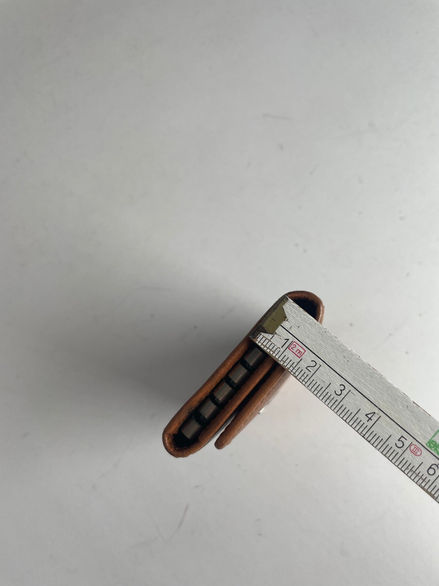 Vintage Dior Leather Key Holder Brown