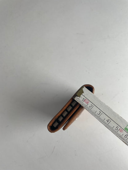 Vintage Dior Leather Key Holder Brown