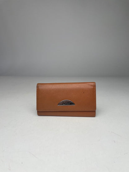 Vintage Dior Leather Key Holder Brown