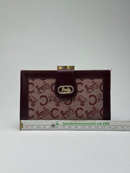 Vintage Celine Macadam Monogram wallet purple