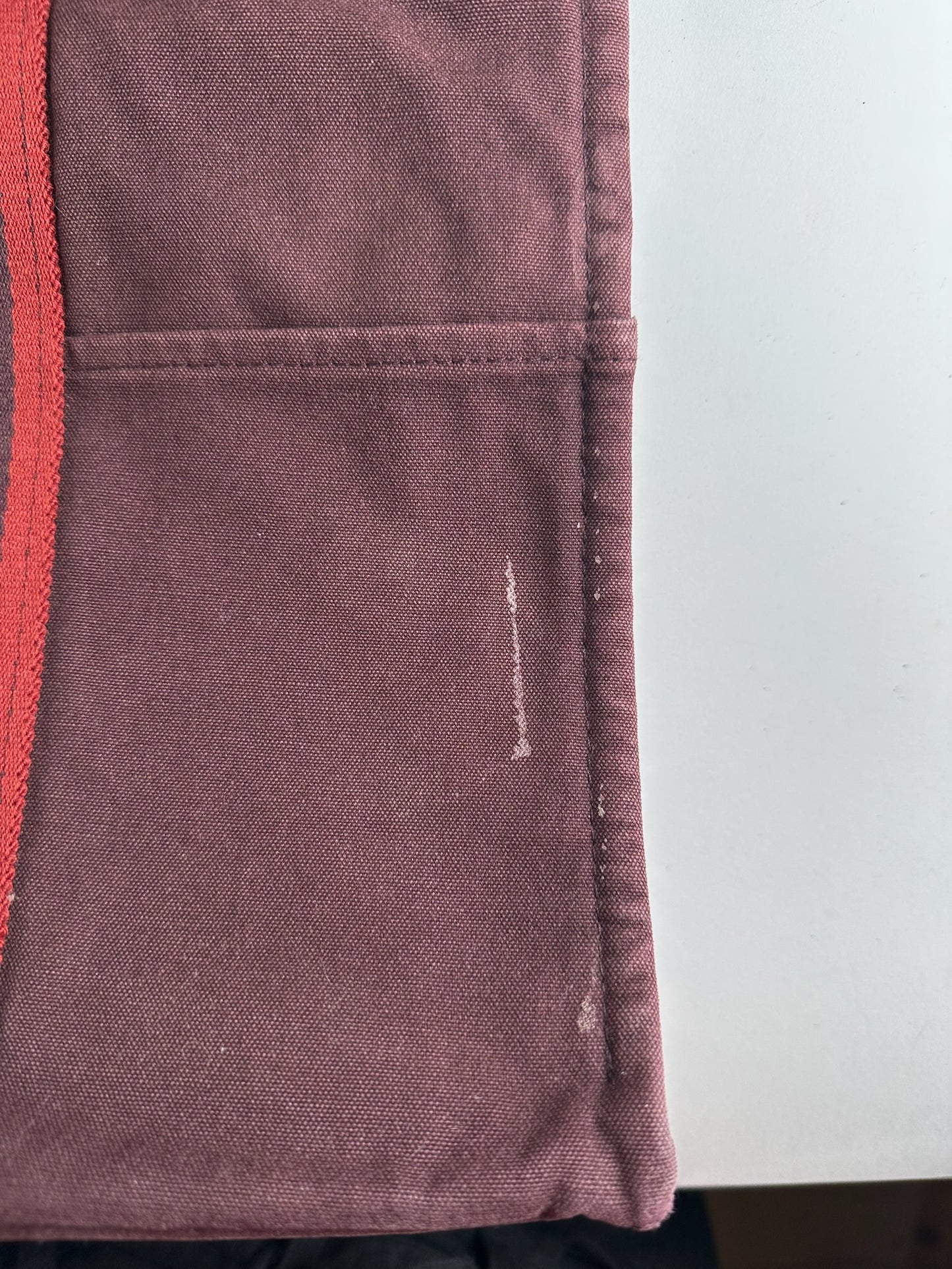 Vintage Hermes shopper bag purple