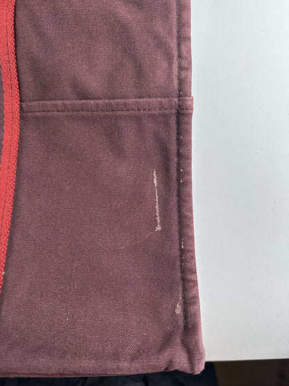 Vintage Hermes shopper bag purple